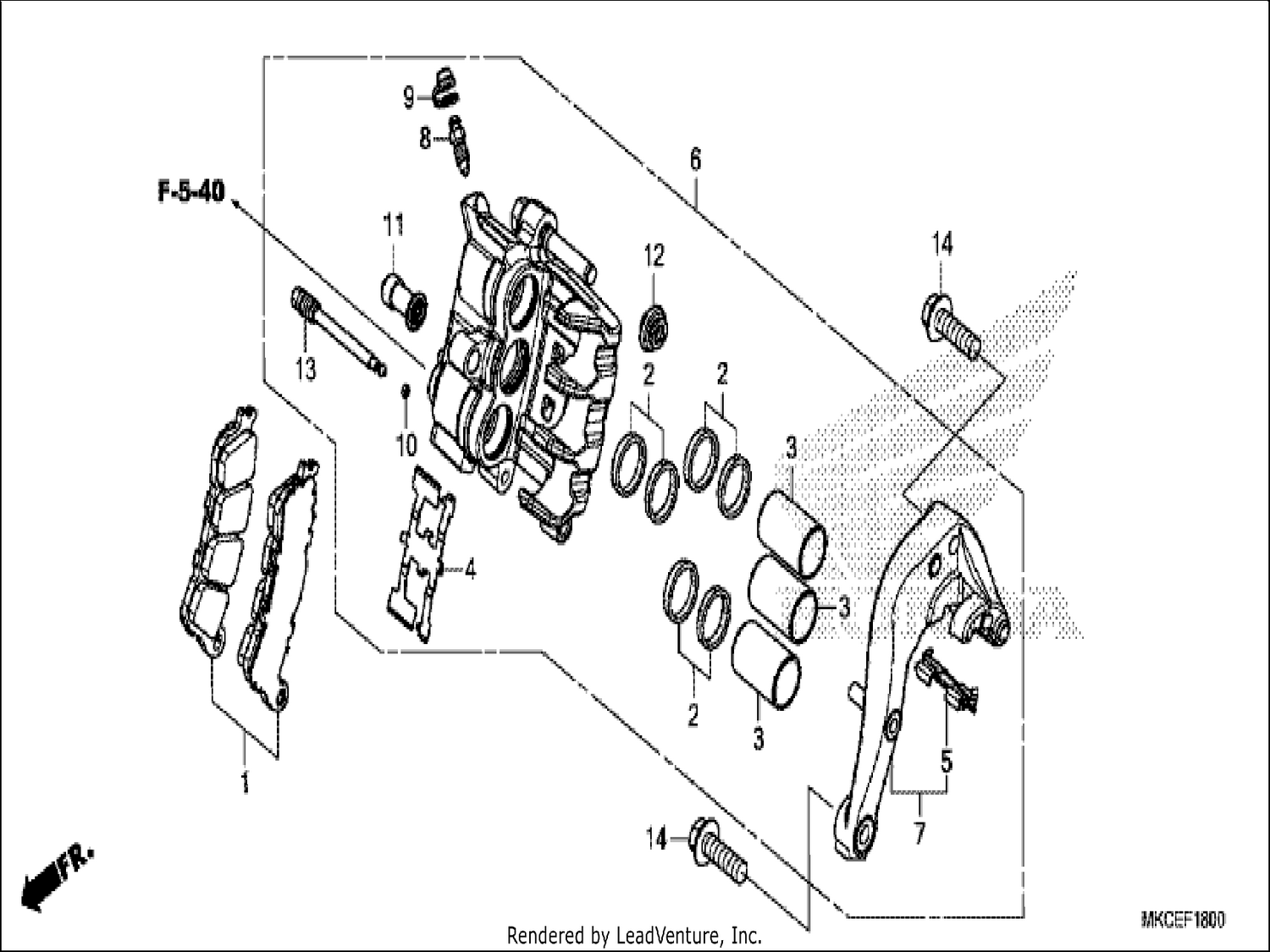  REAR BRAKE CALIPER