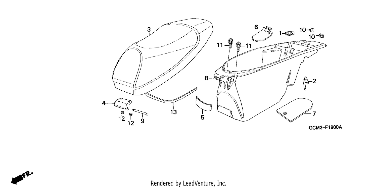 SEAT/LUGGAGE BOX