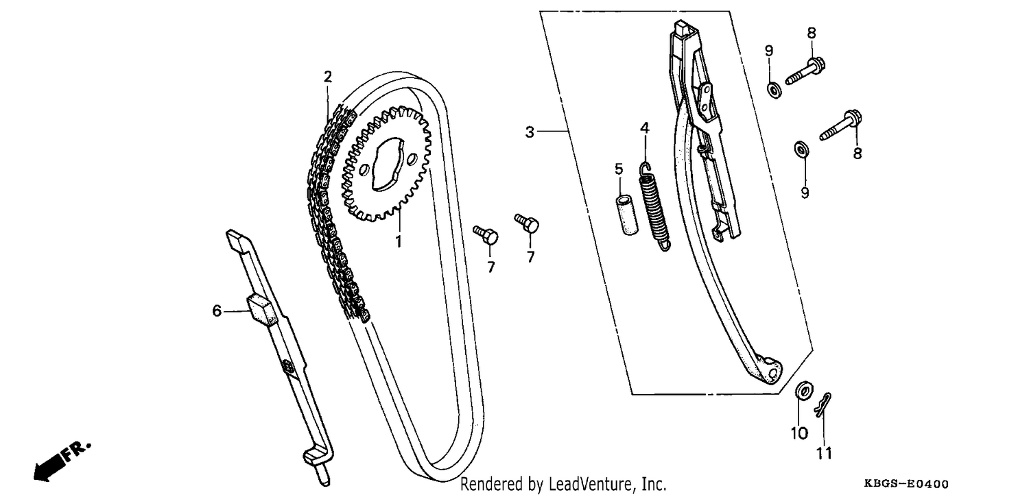 CAM CHAIN/TENSIONER