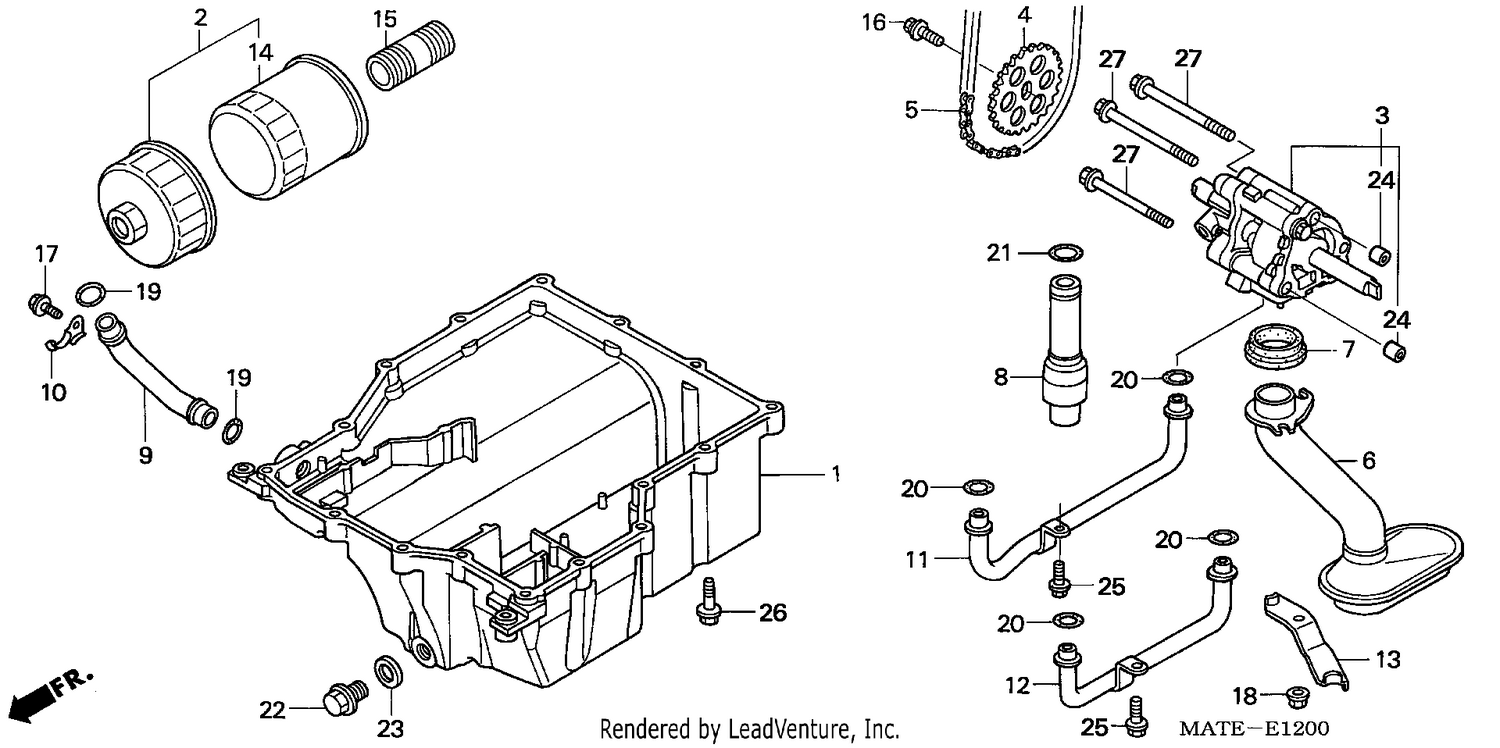 OIL PUMP/OIL PAN/ OIL FILTER
