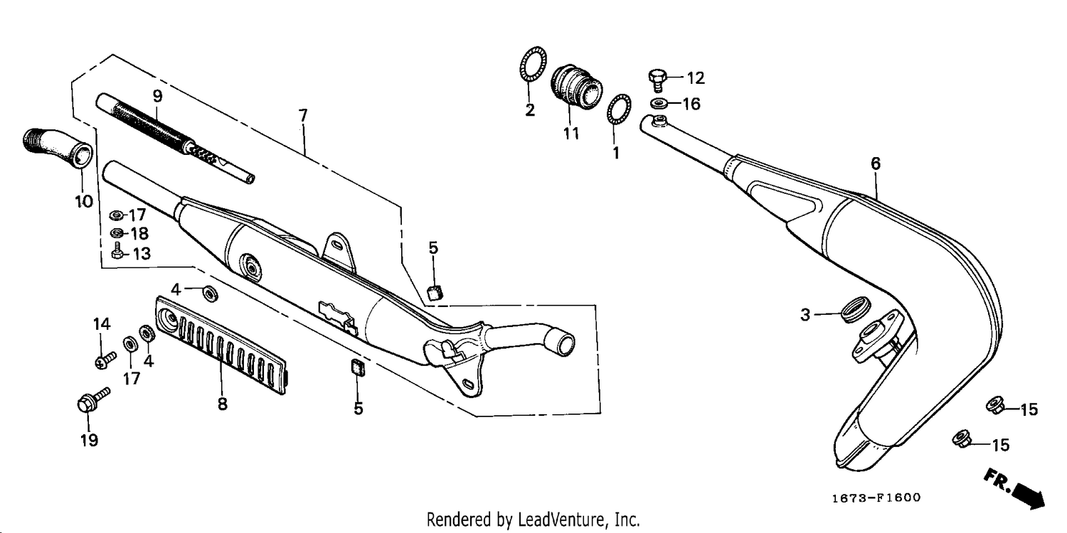 EXHAUST MUFFLER