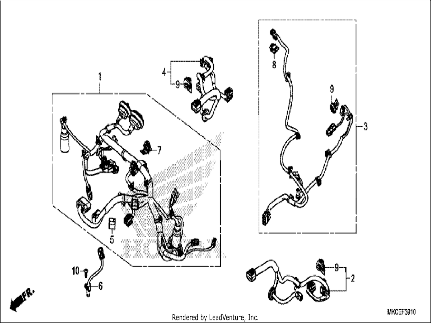  10 SUB HARNESS