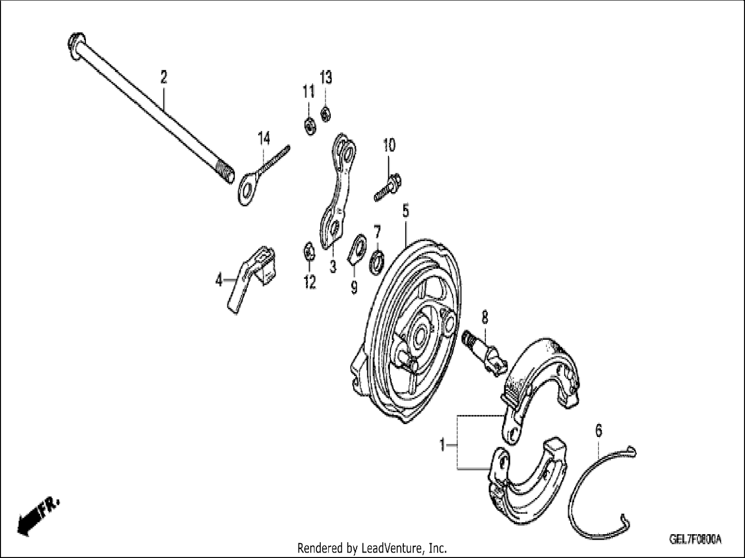  REAR BRAKE PANEL