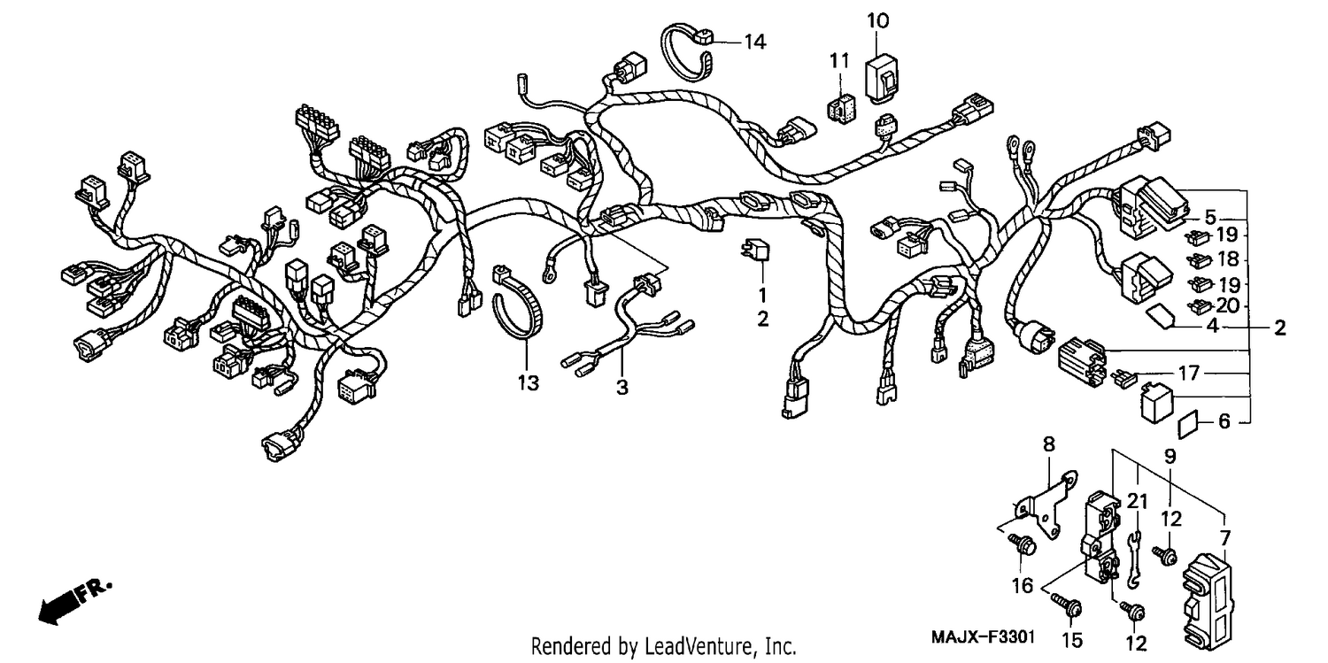 WIRE HARNESS (ST1100A)