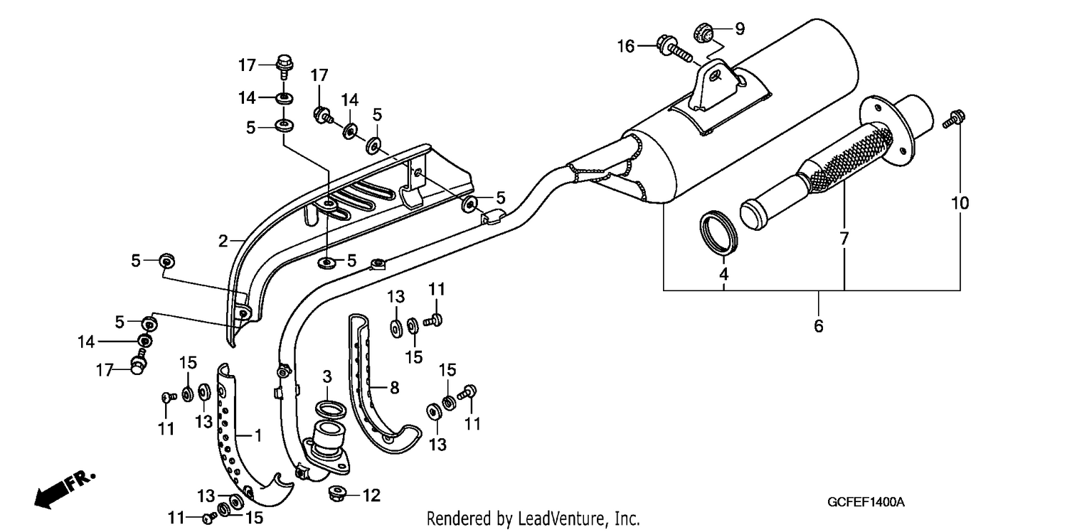 EXHAUST MUFFLER