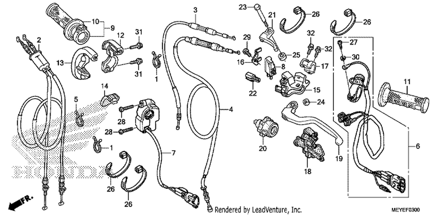  HANDLE LEVER/SWITCH/CABLE
