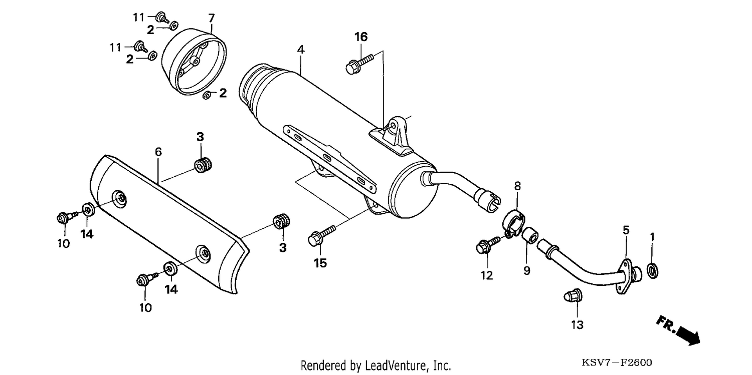 EXHAUST MUFFLER