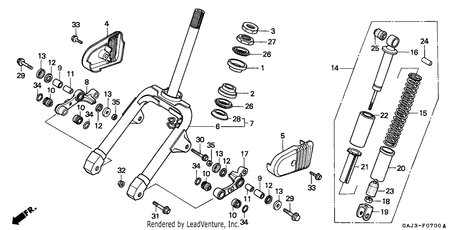 FRONT FORK/FRONT CUSHION