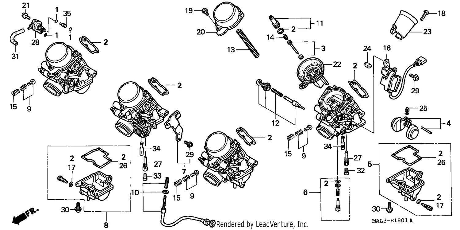 CARBURETOR (COMPONENT PARTS)