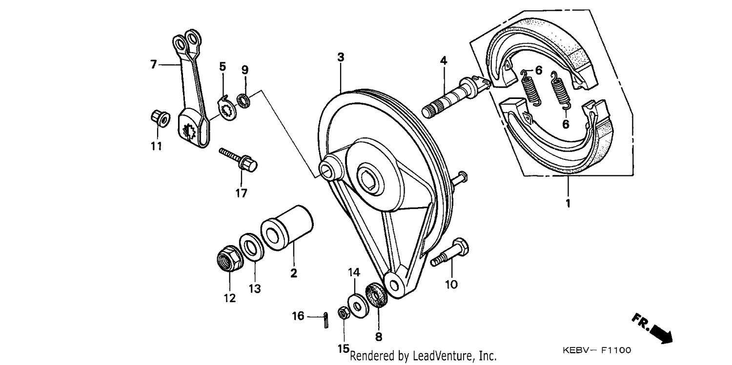REAR BRAKE PANEL