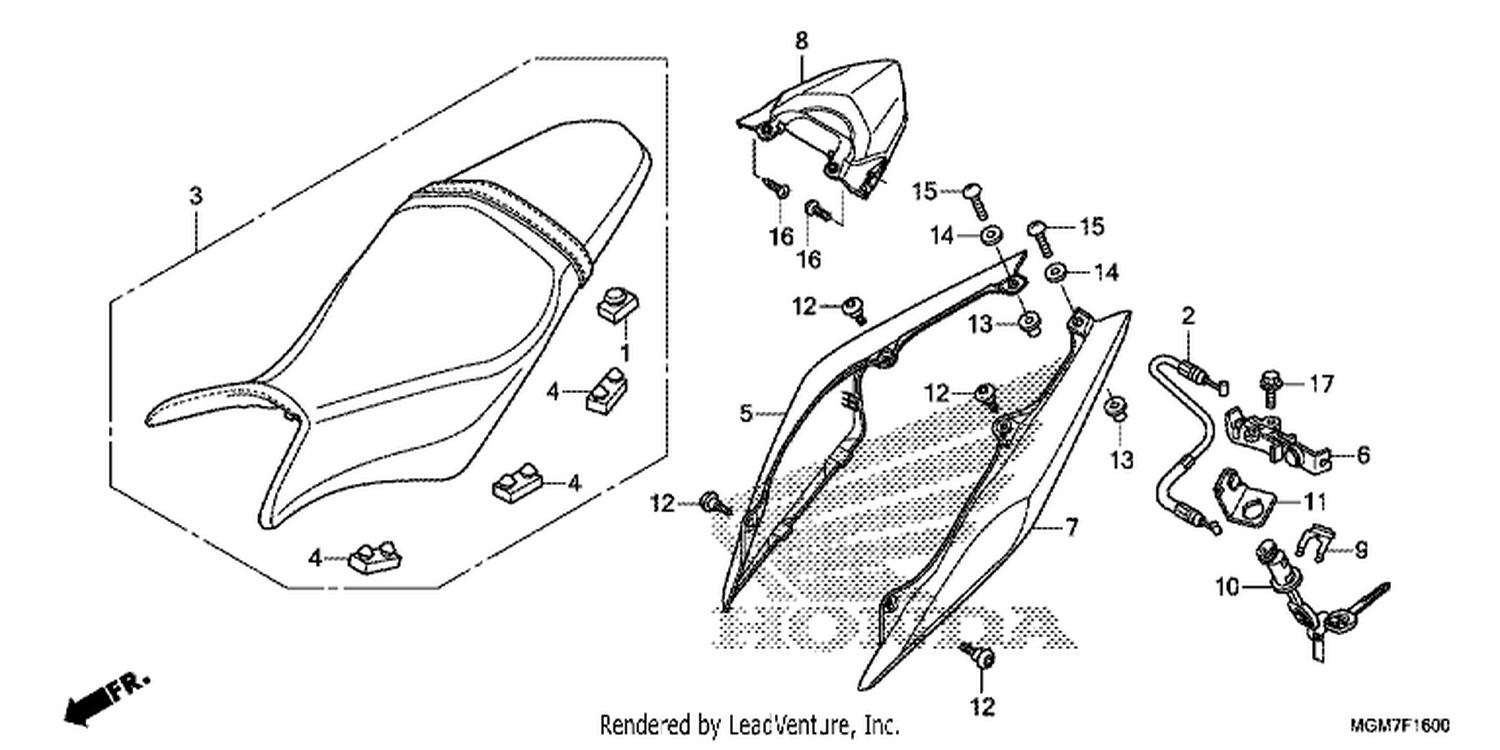  SEAT/ REAR COWL