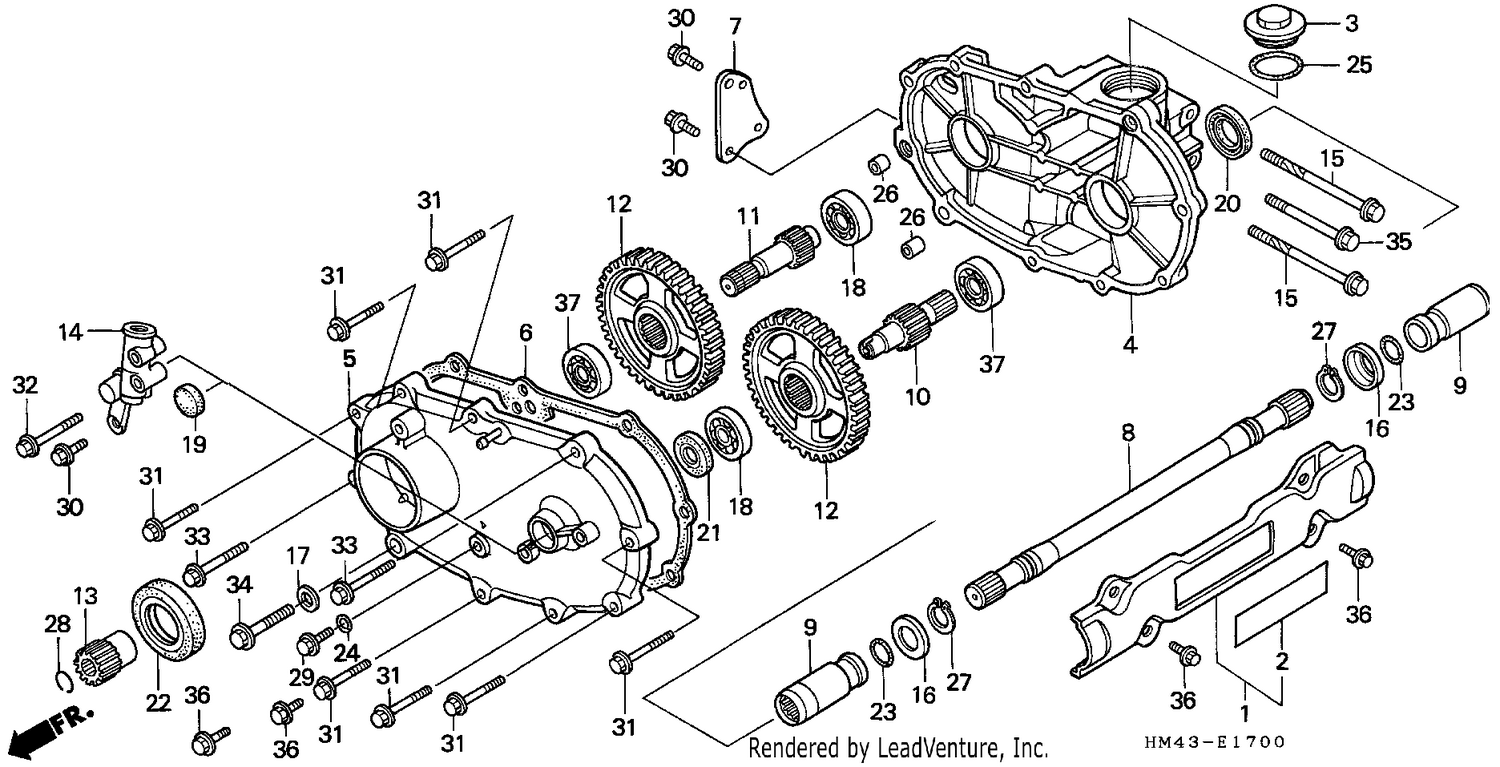 FRONT DRIVESHAFT