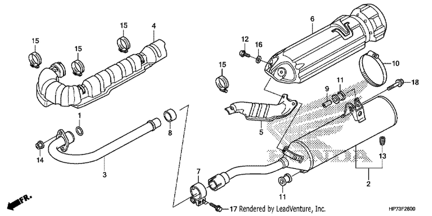  EXHAUST MUFFLER