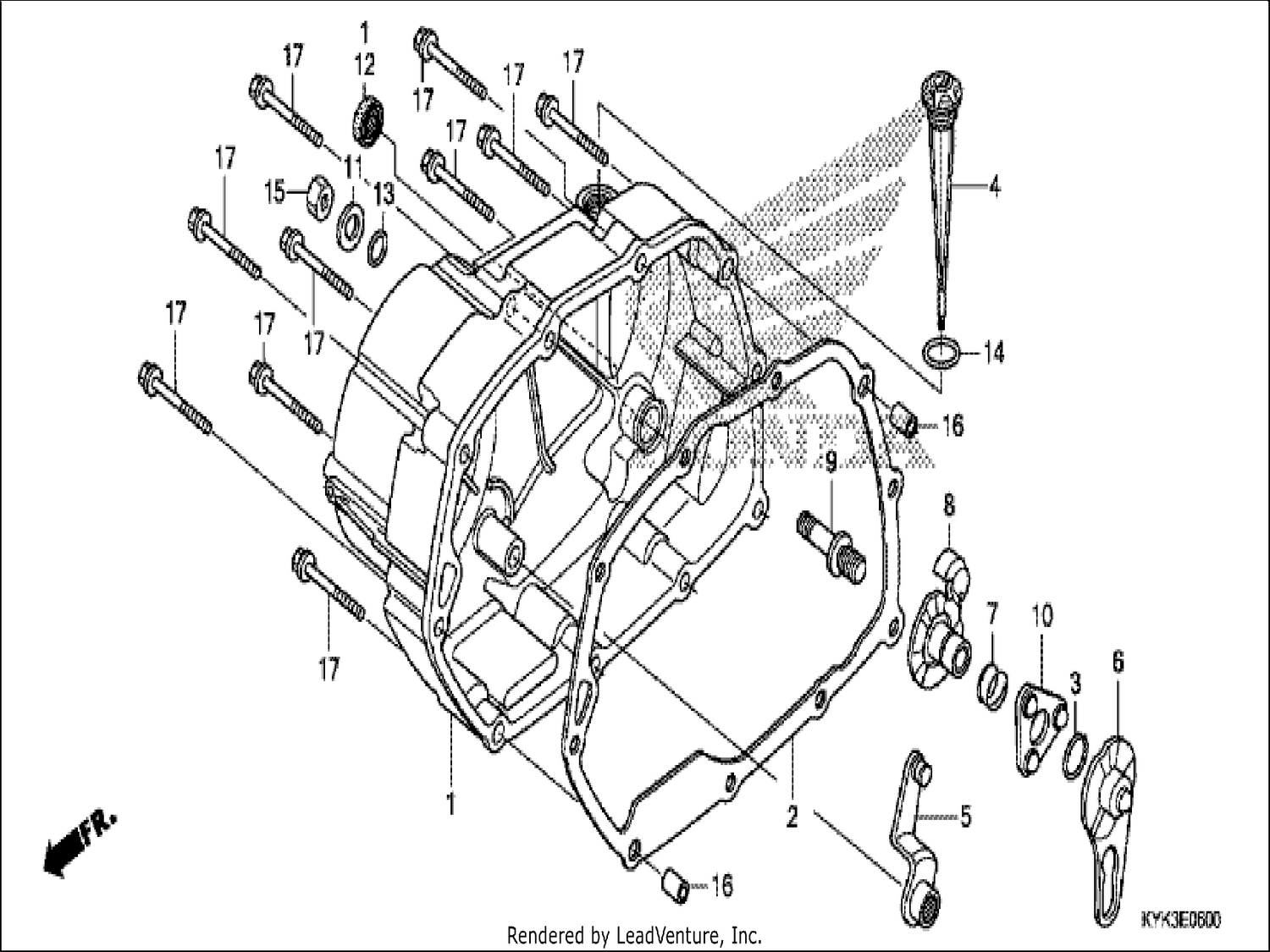  RIGHT CRANKCASE COVER
