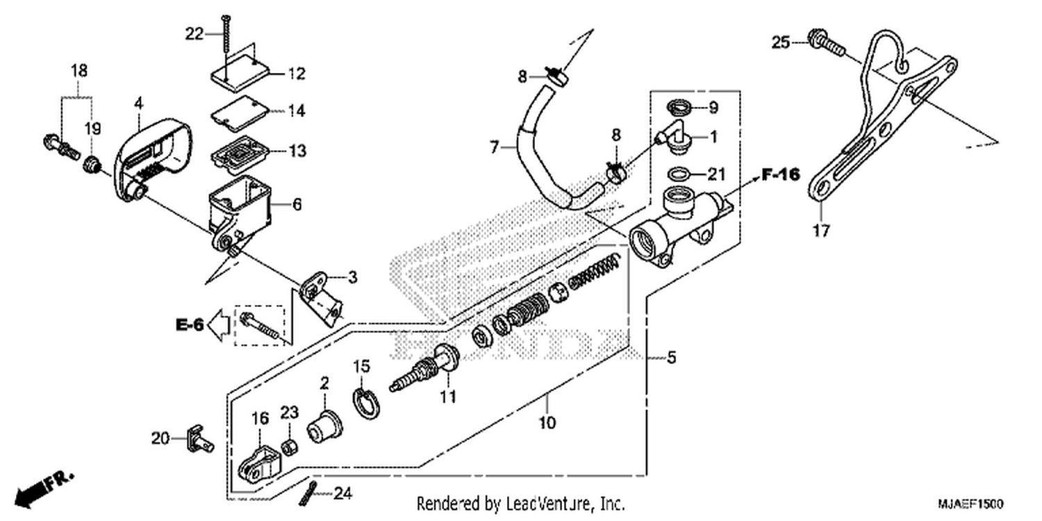  REAR BRAKE MASTER CYLI NDER