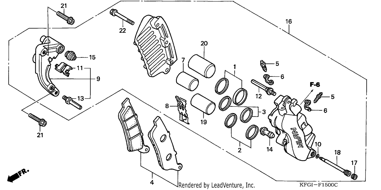 FRONT BRAKE CALIPER