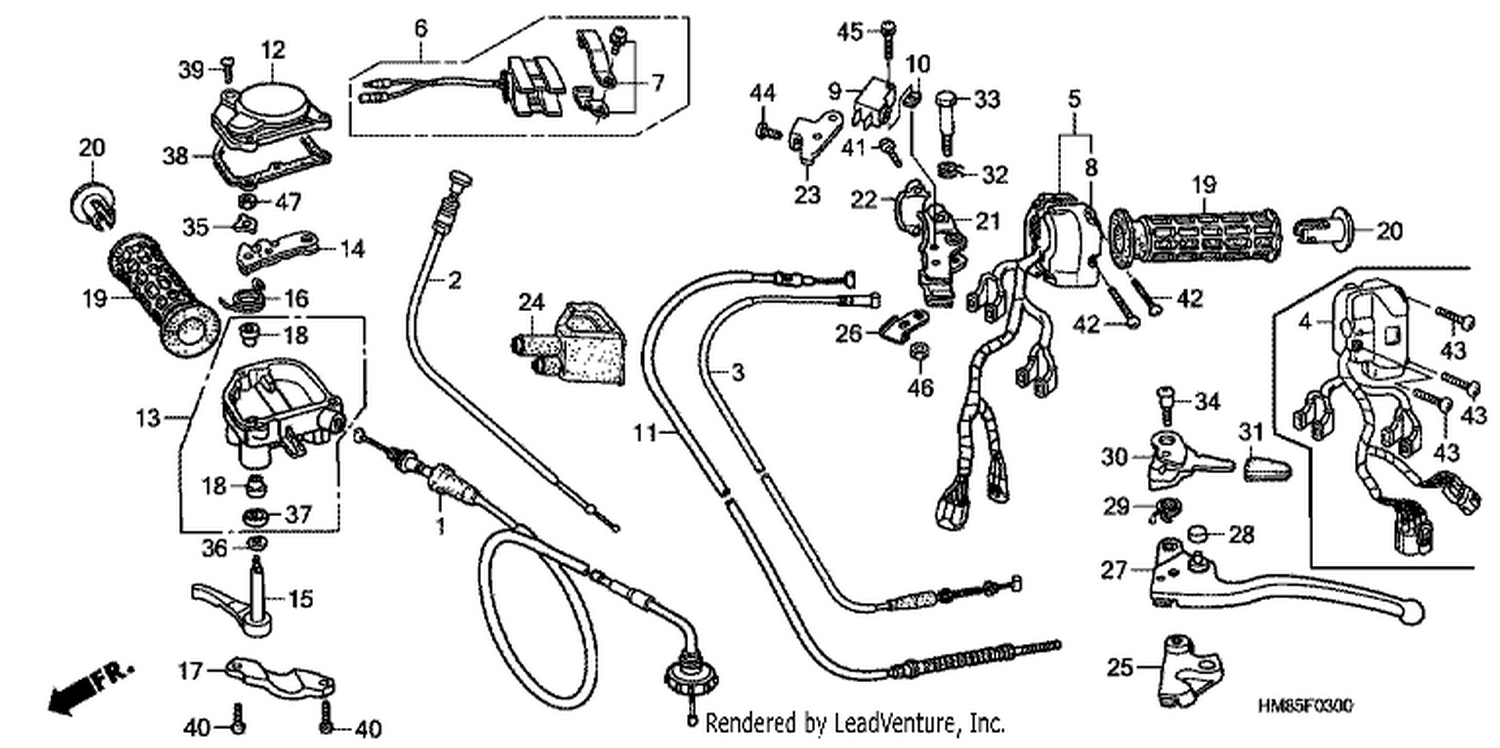  HANDLE LEVER/ SWI TCH/ CABLE