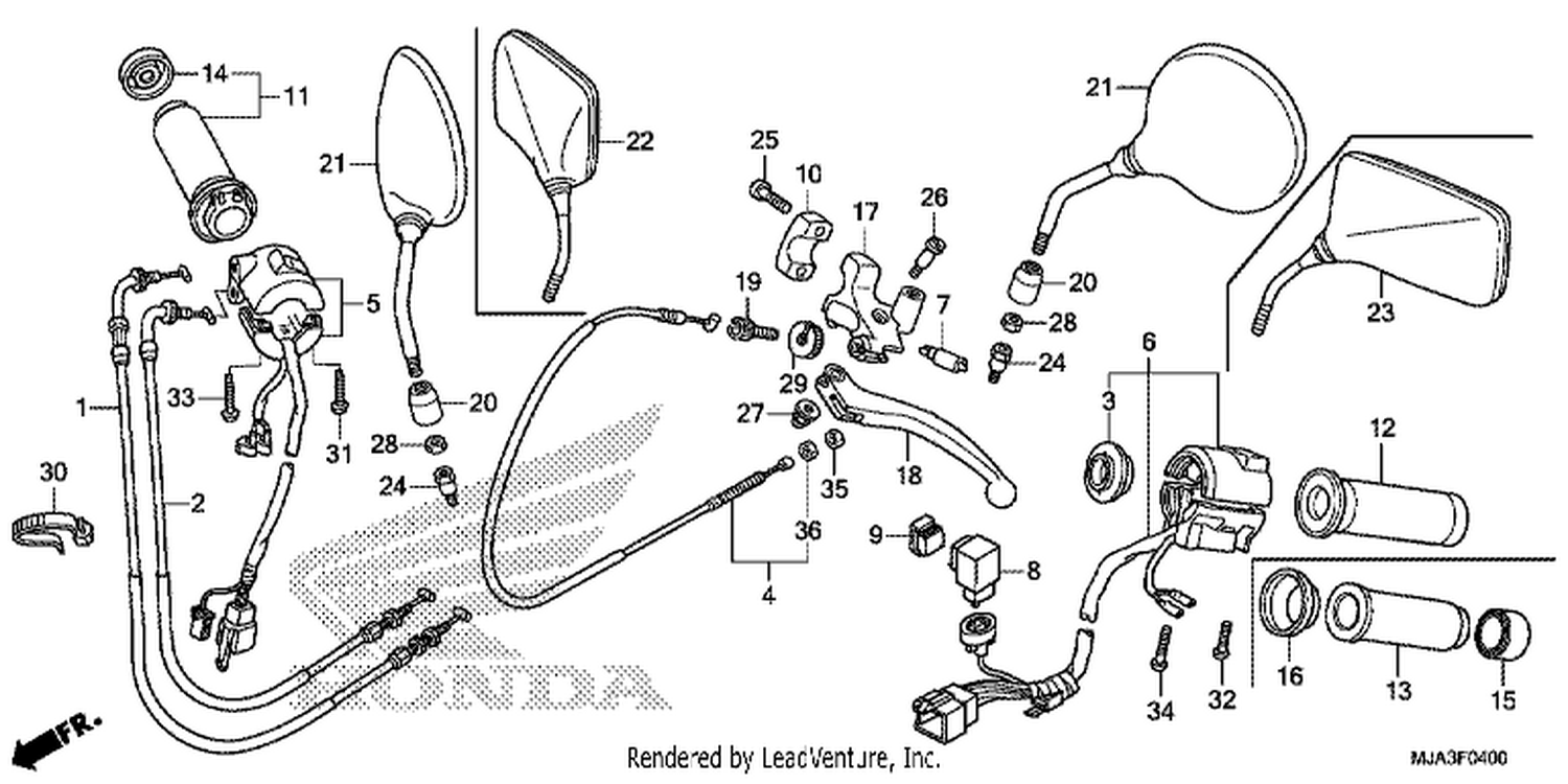  HANDLE LEVER/SWITCH/CABLE