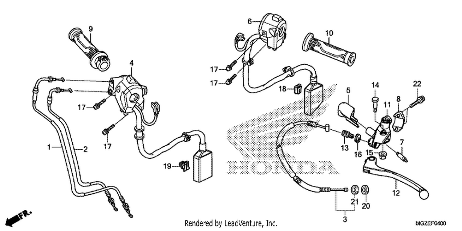  HANDLE LEVER/ SWI TCH/ CABLE