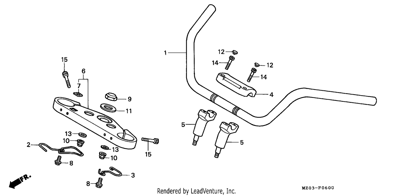 HANDLE PIPE/TOP BRIDGE