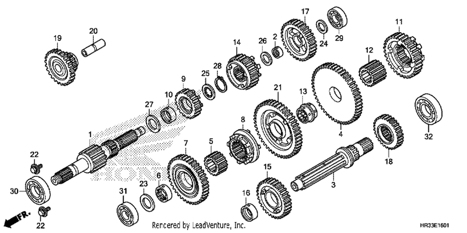  1 TRANSMISSION (TRX420FE1/FM1/FM2/TE1/TM1)