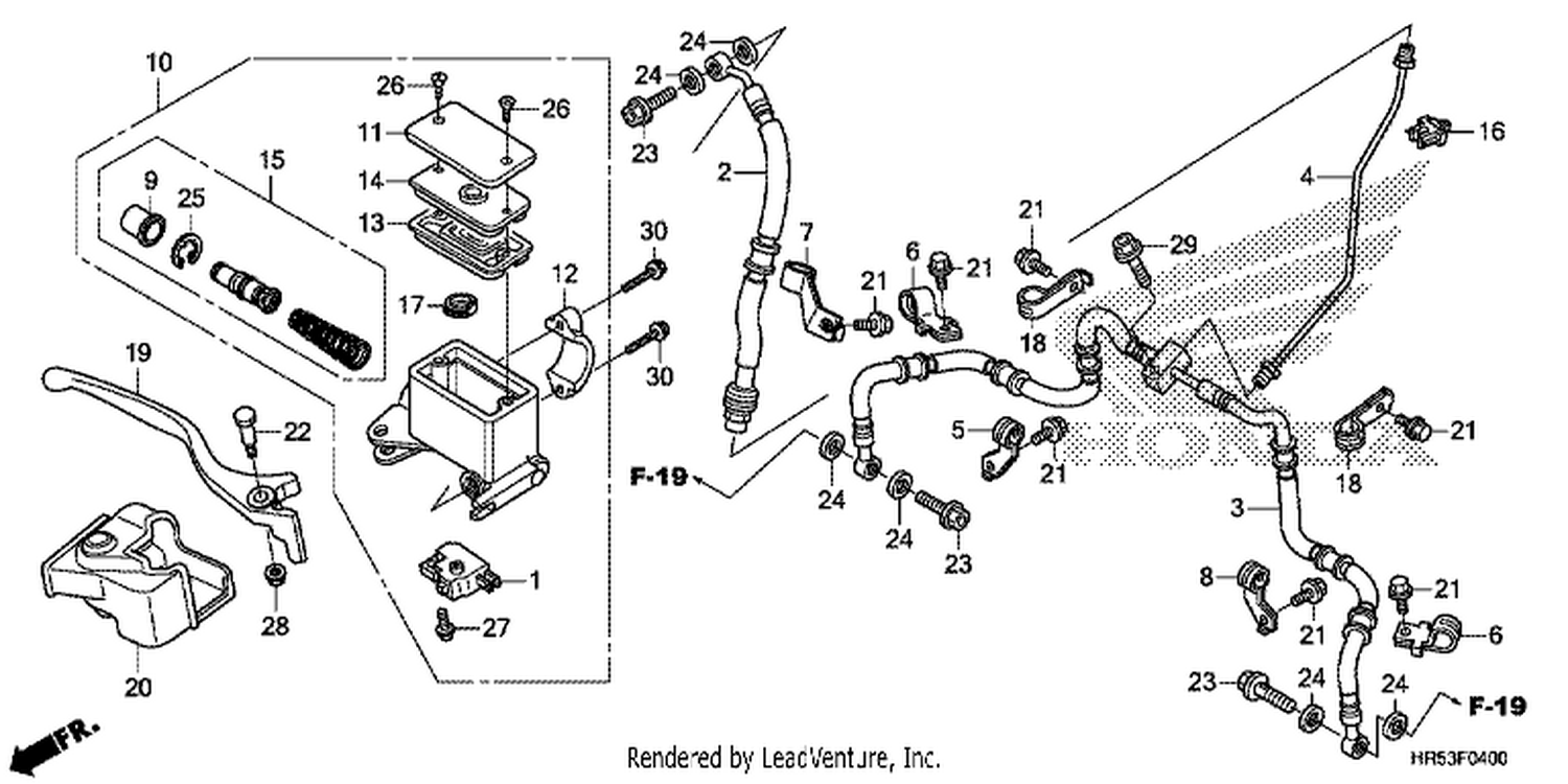  FRONT BRAKE MASTER CYLINDER