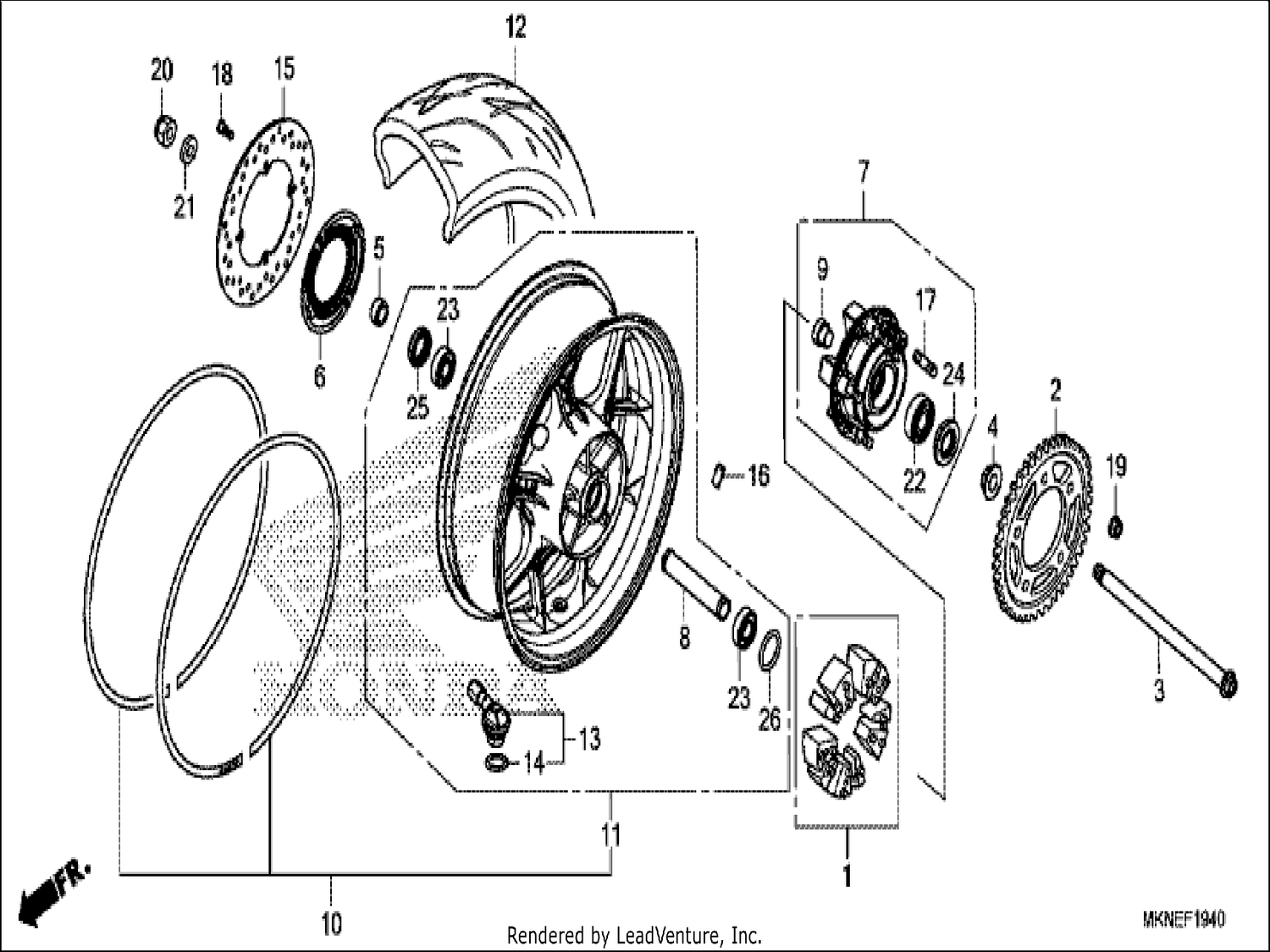  40 REAR WHEEL
