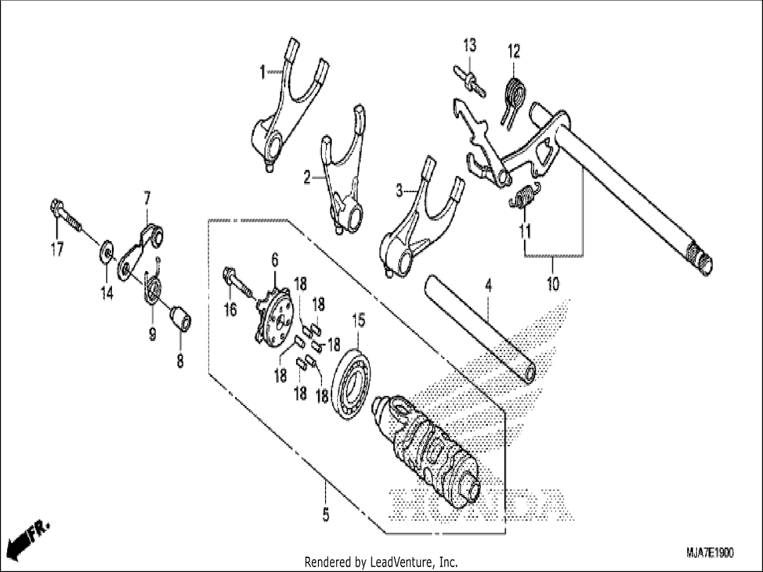  GEAR SHIFT DRUM