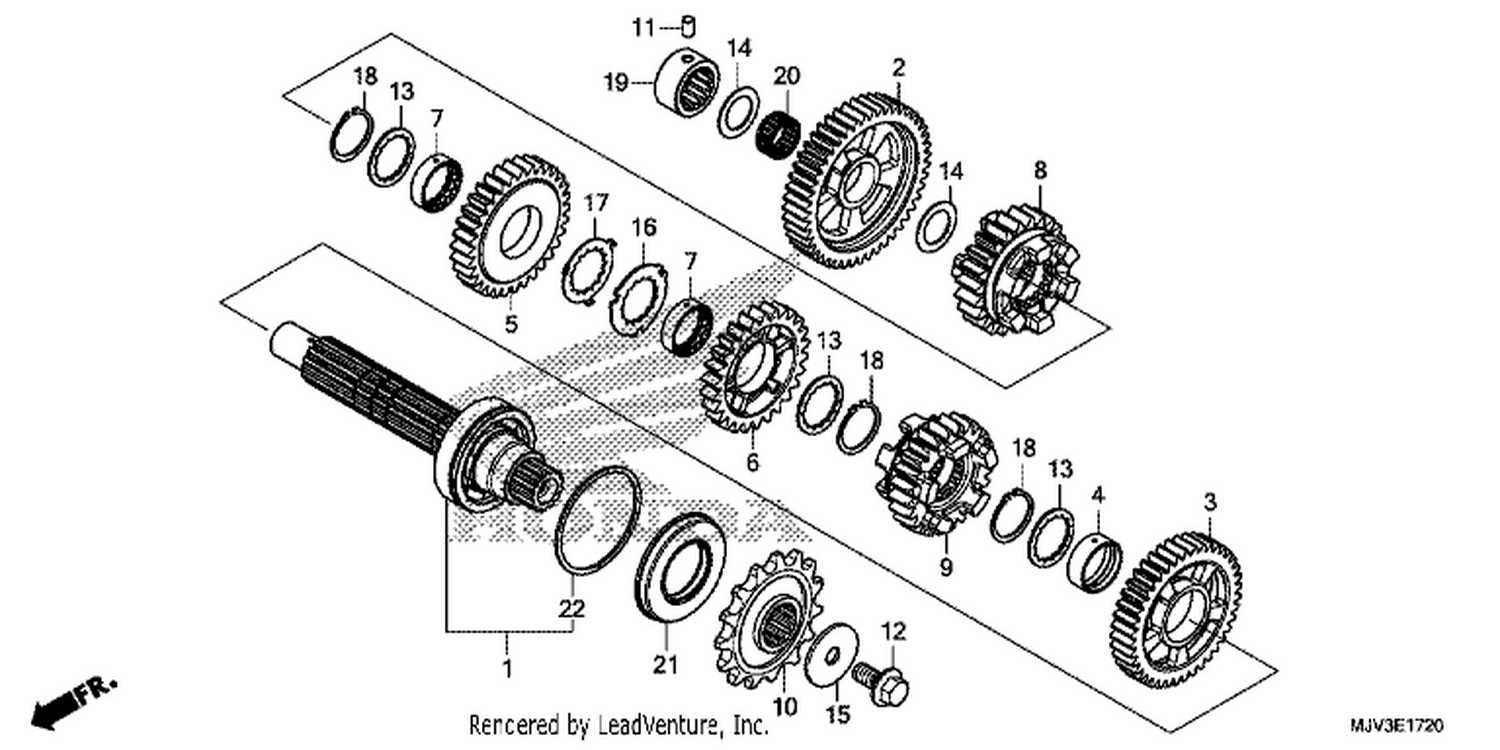  20 TRANSMI SSI ON (COUNTERSHAFT)