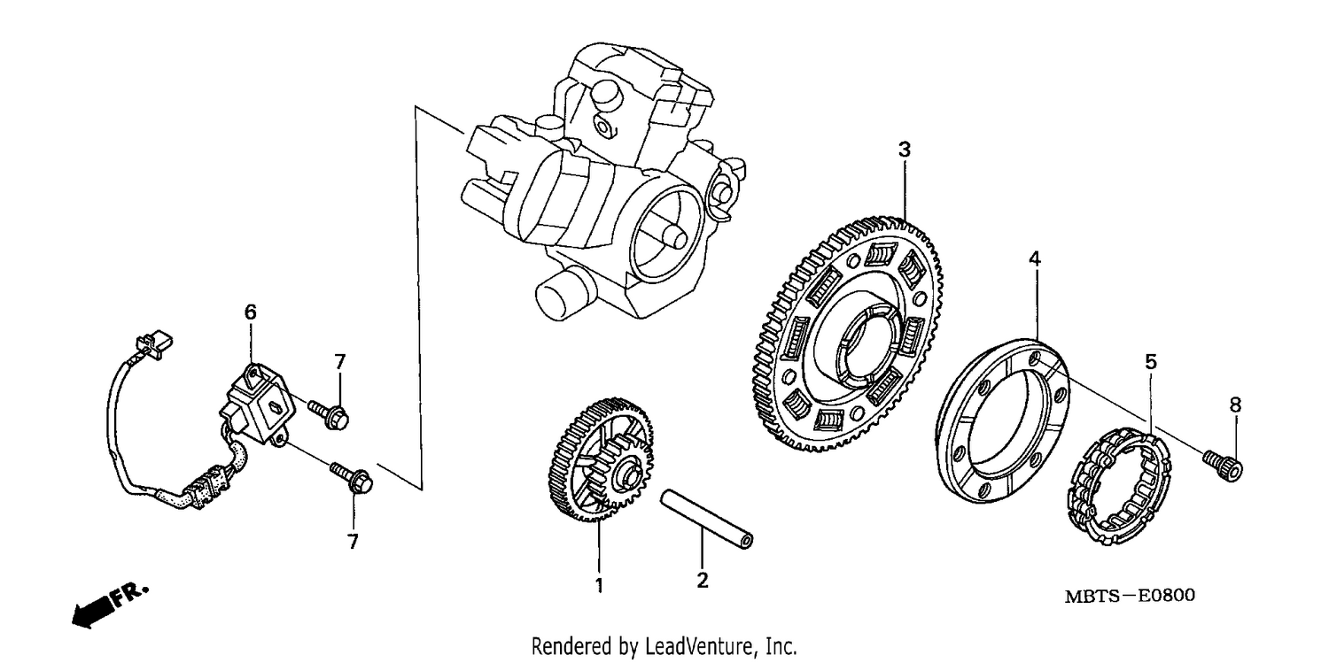 PULSE GENERATOR/ STARTING CLUTCH