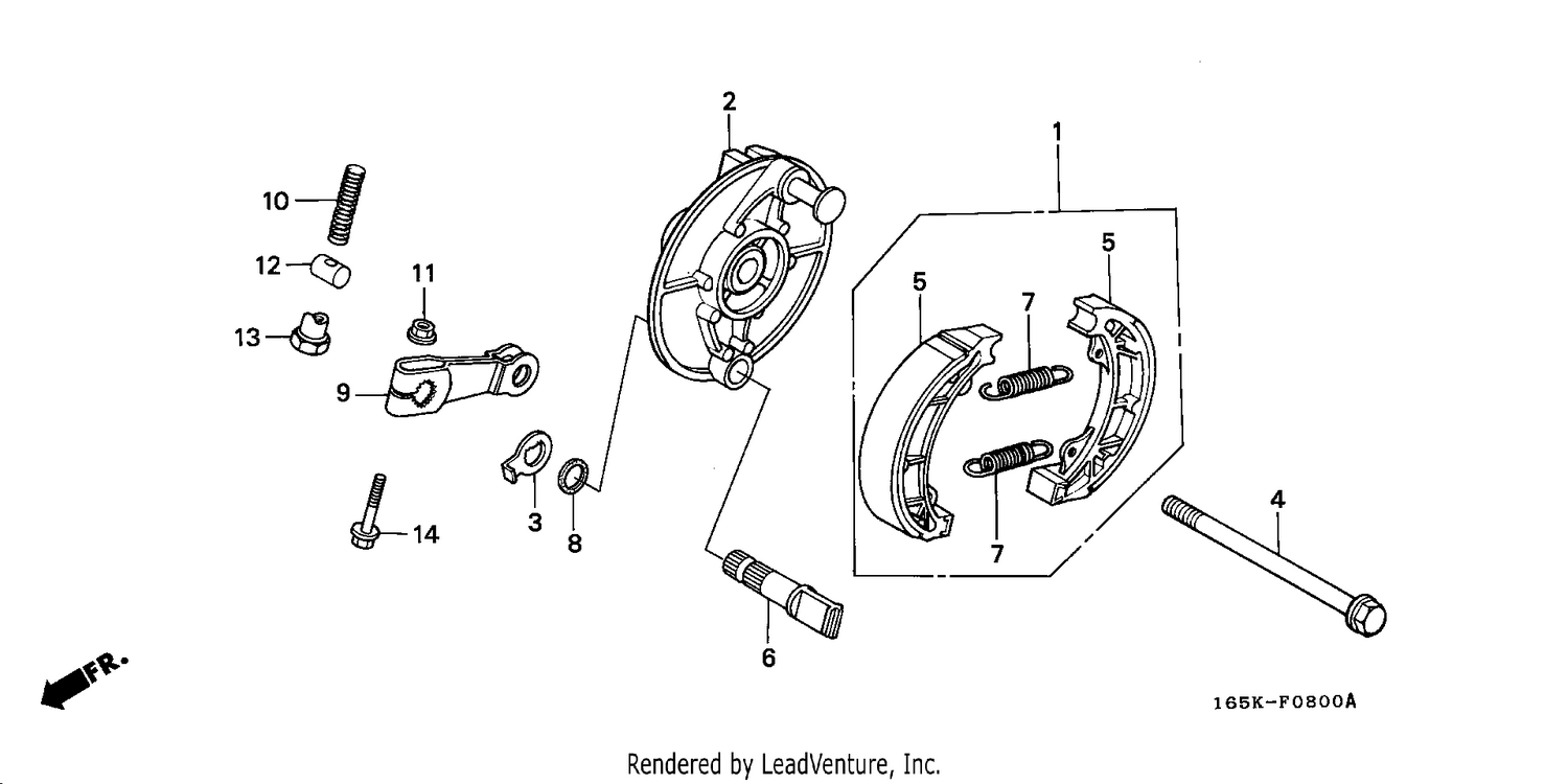 FRONT BRAKE PANEL