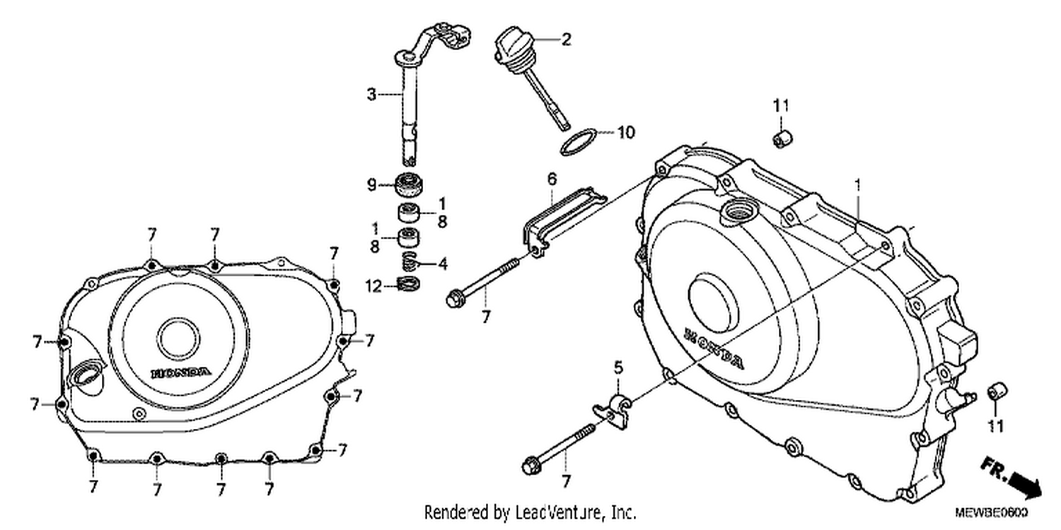  RI GHT CRANKCASE COVER