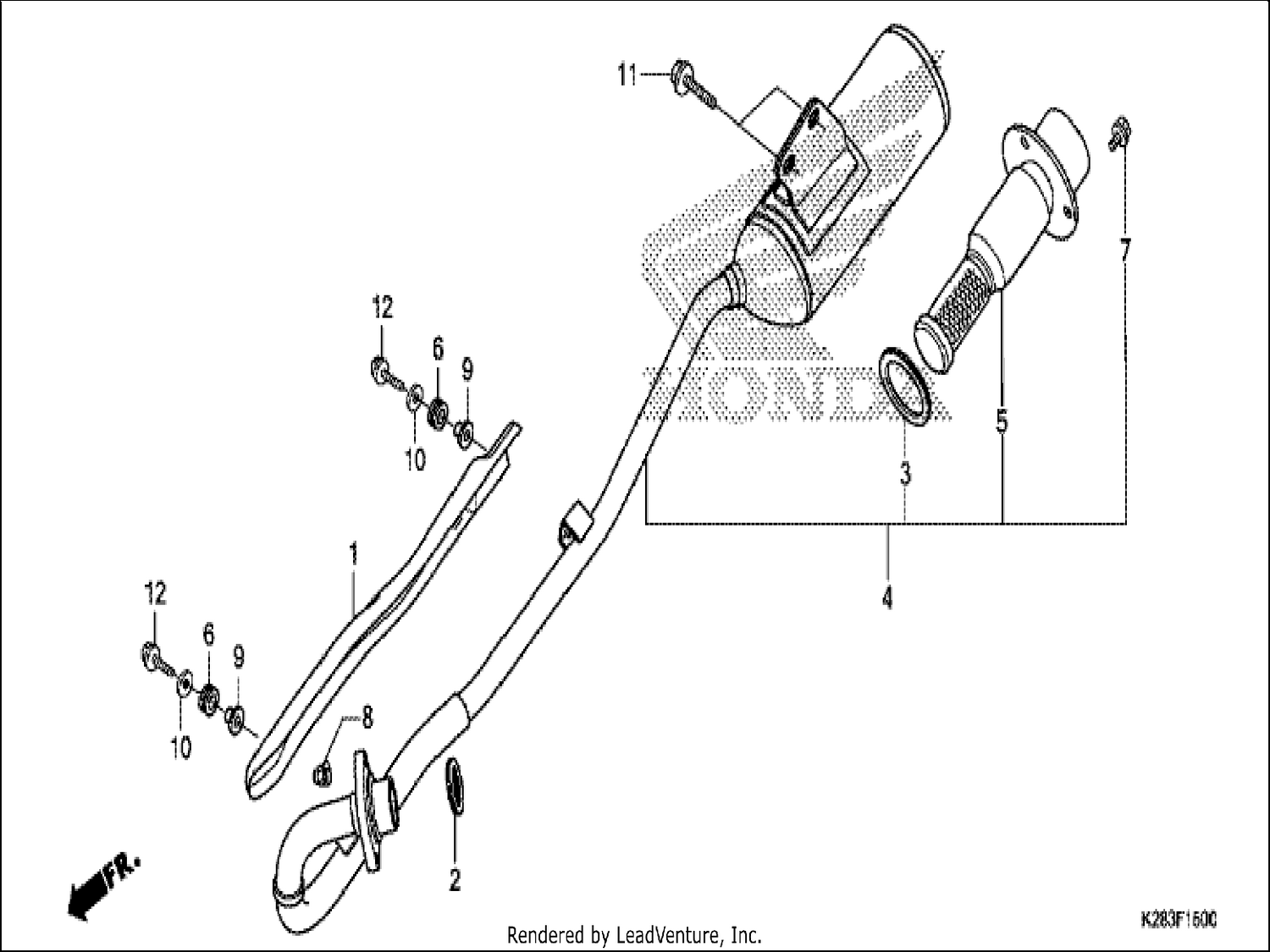  EXHAUST MUFFLER