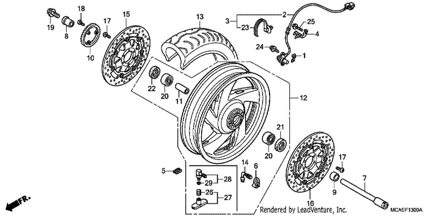  FRONT WHEEL