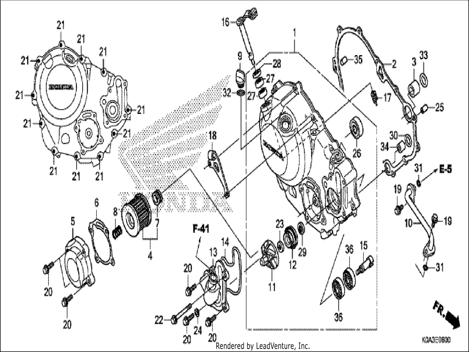  RIGHT CRANKCASE COVER