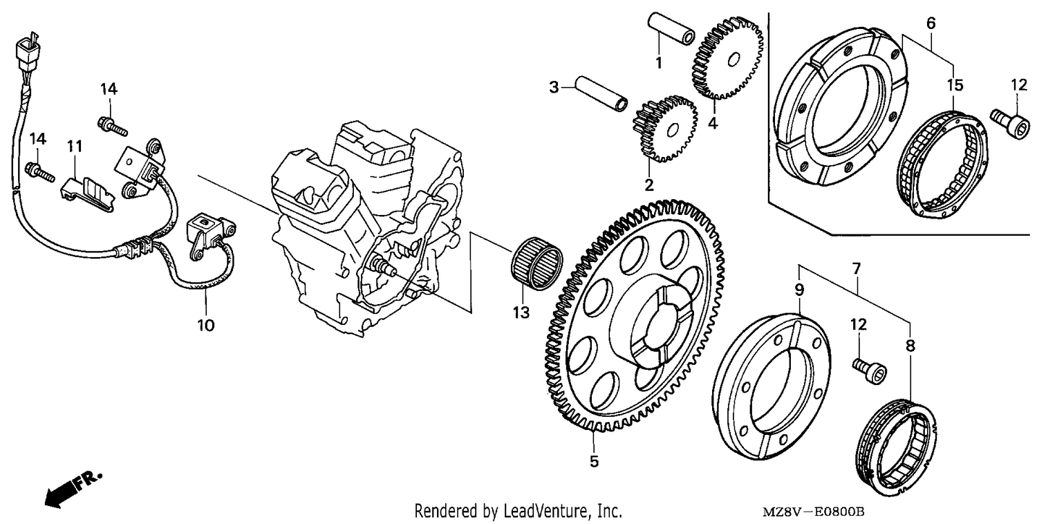 PULSE GENERATOR/ STARTING CLUTCH