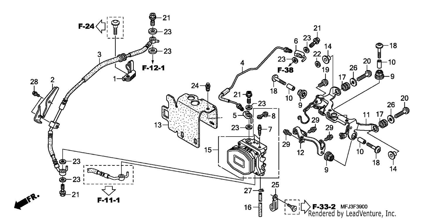 REAR VALVE UNIT (CBR600RA)