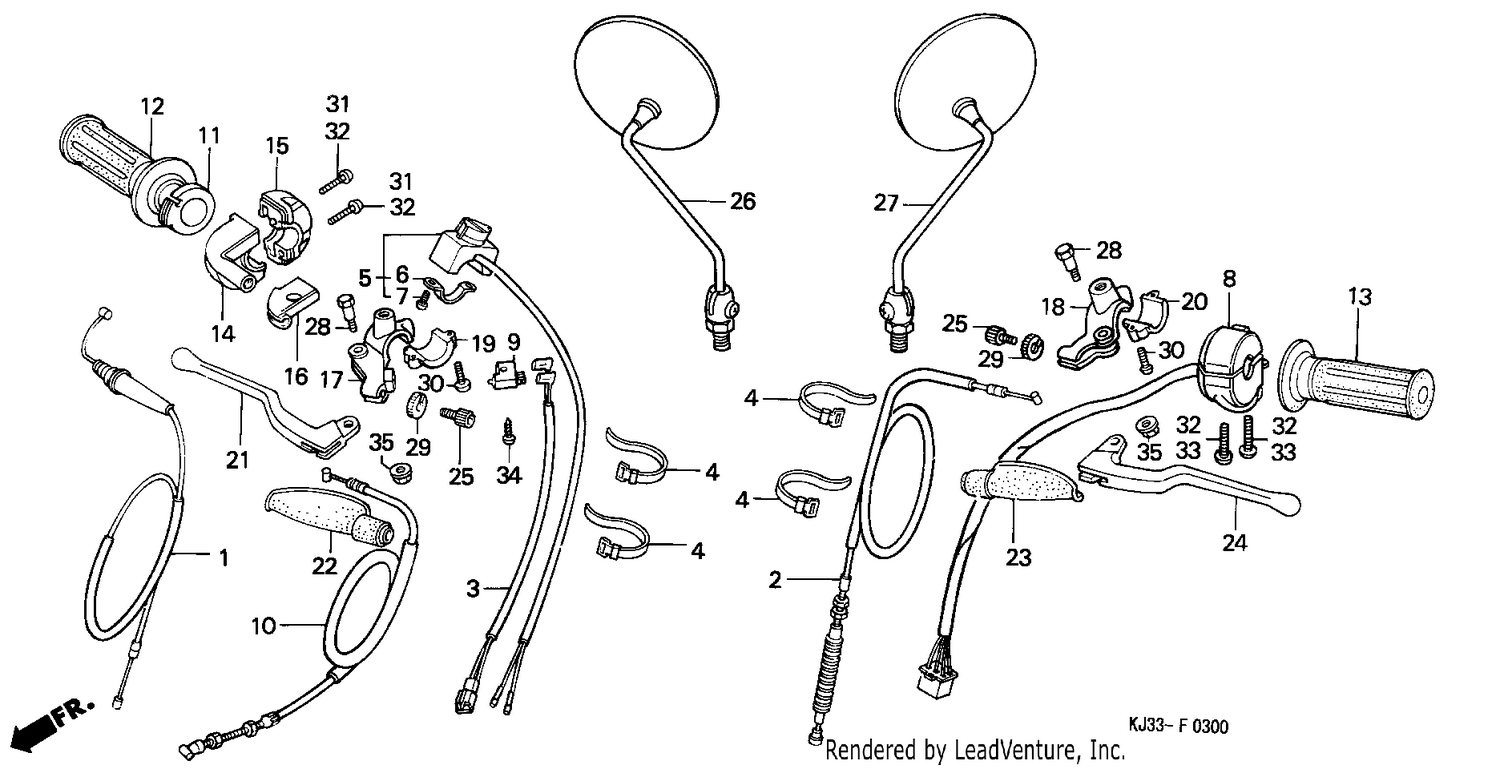 HANDLE LEVER/SWITCH/CABLE