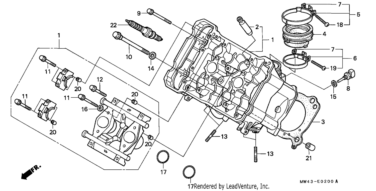 CYLINDER HEAD (FRONT)