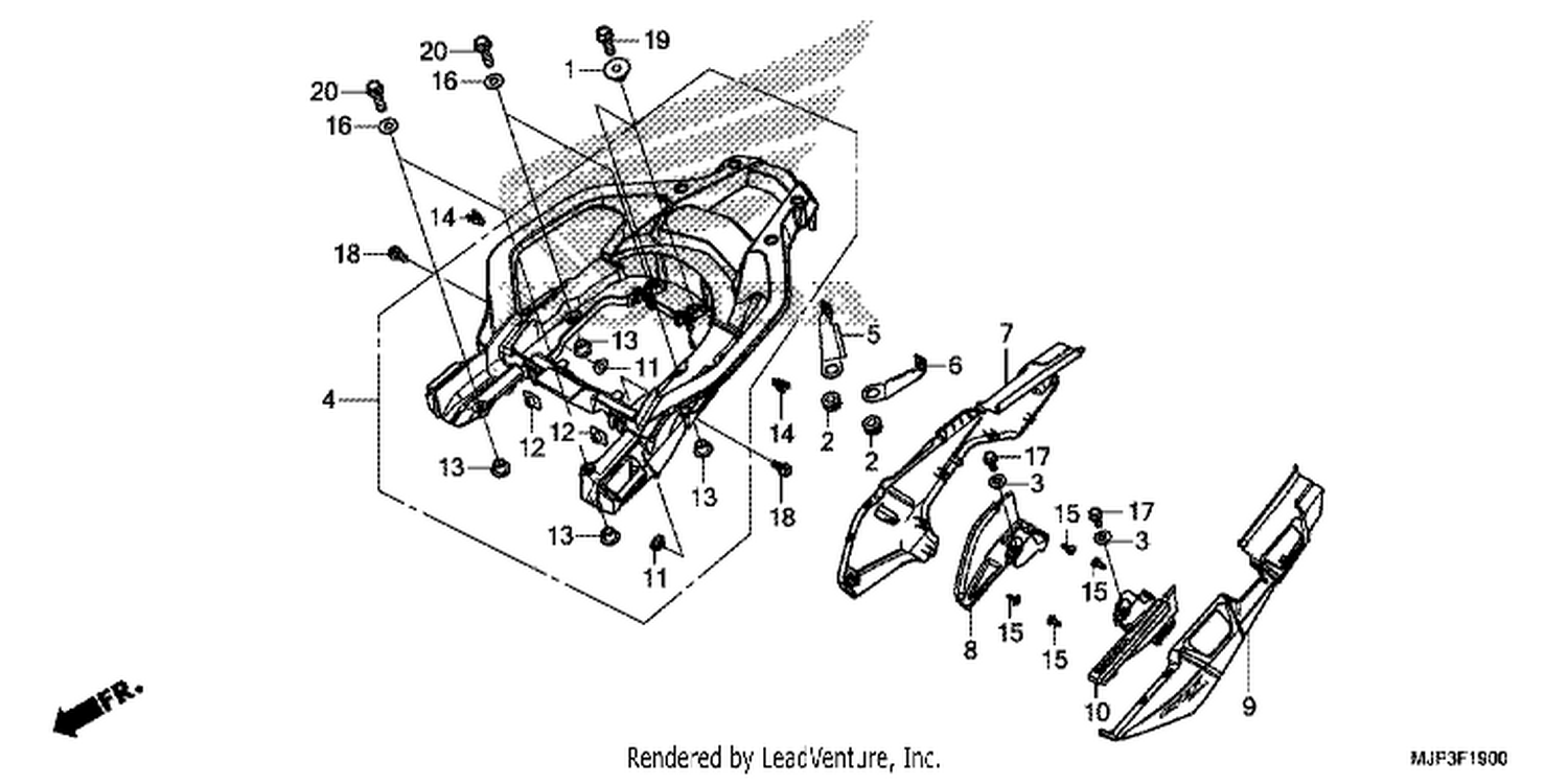  SIDE COVER/REAR CARRIER
