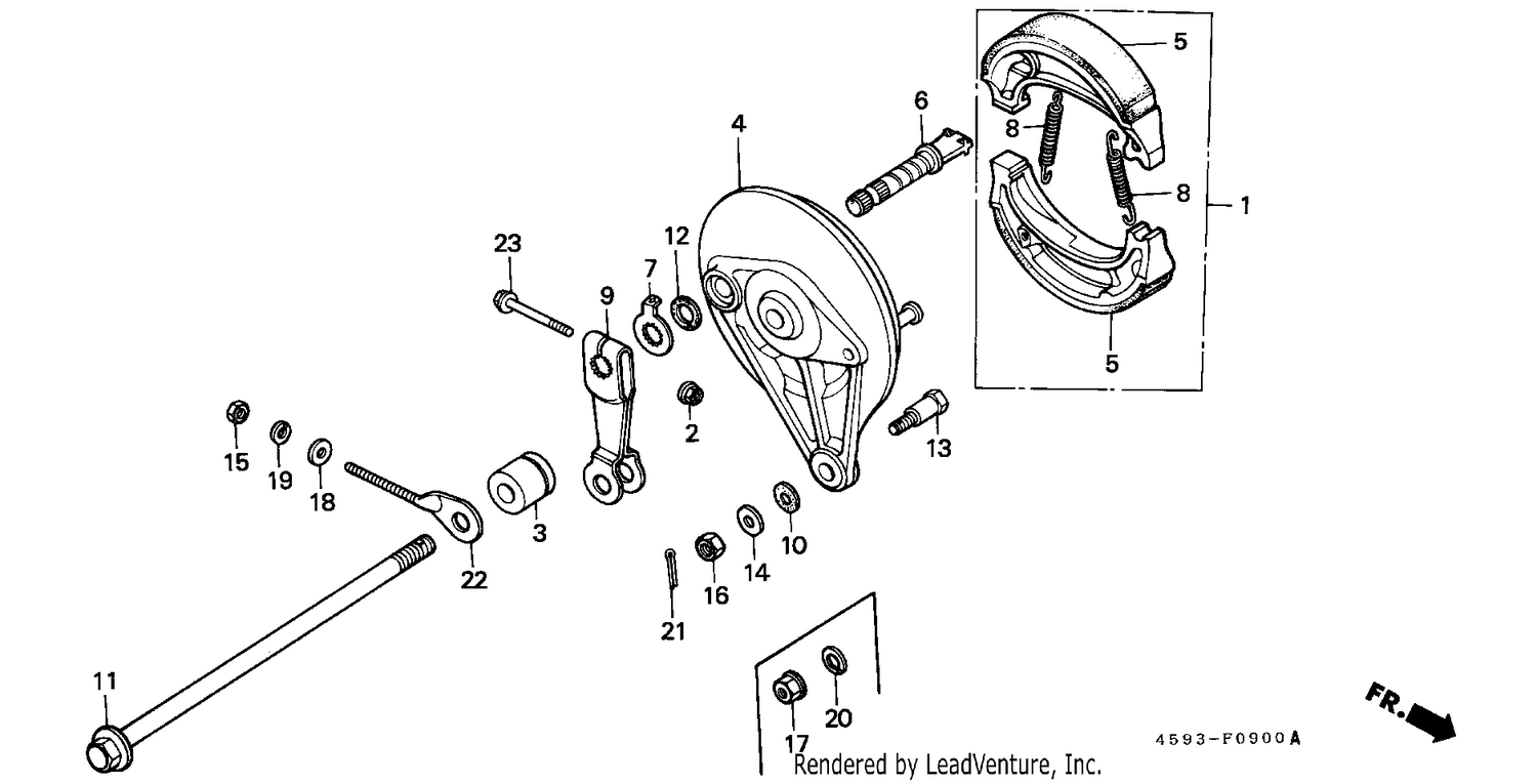REAR BRAKE PANEL