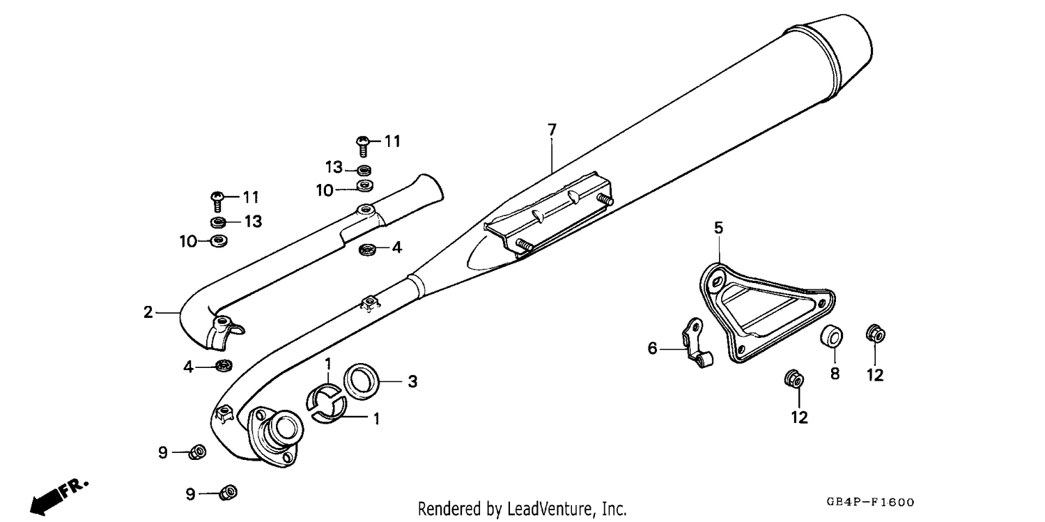 EXHAUST MUFFLER