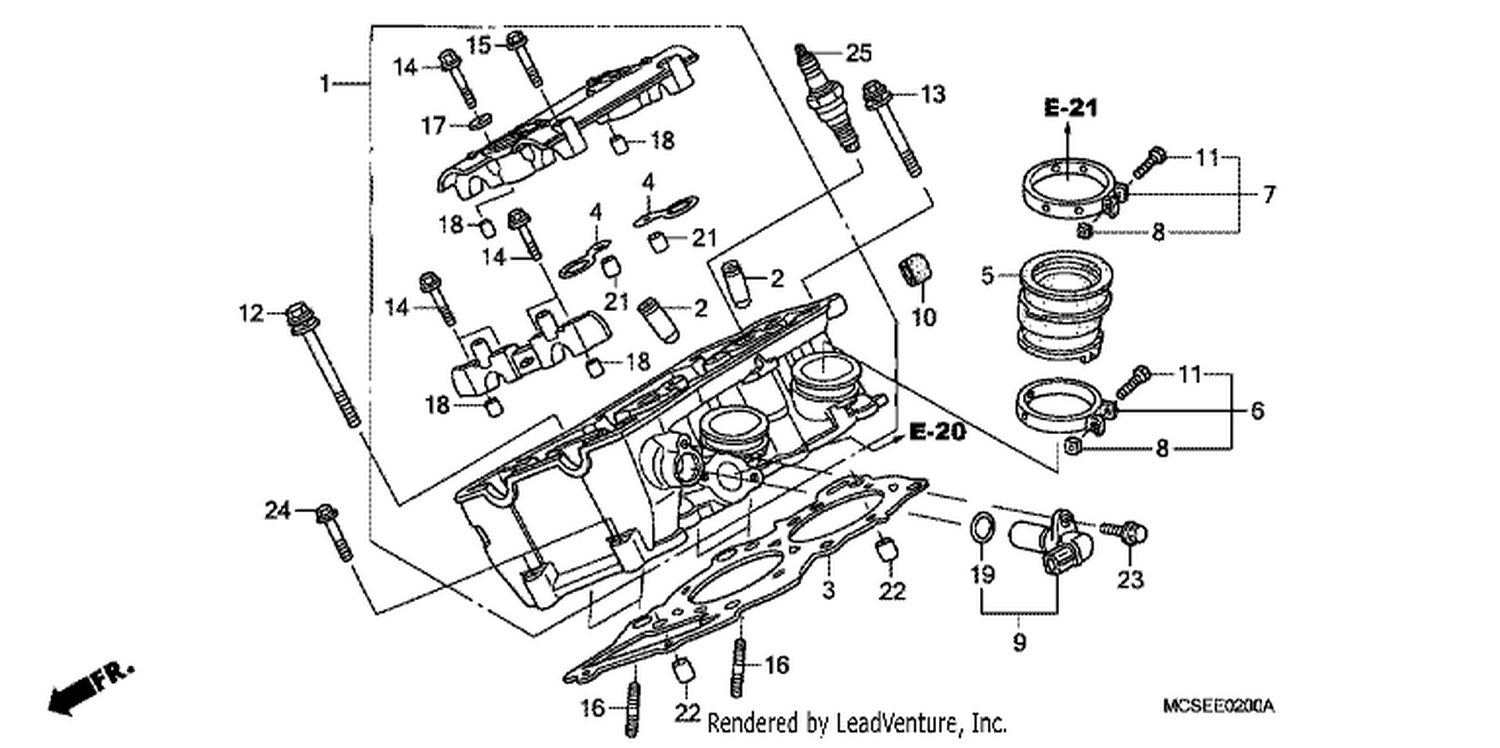  RIGHT CYLINDER HEAD