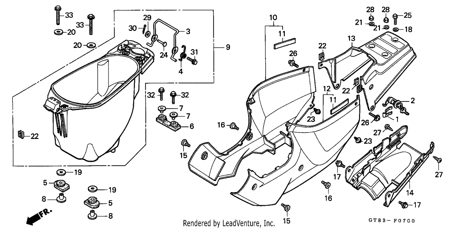 LUGGAGE BOX/BODY COVER
