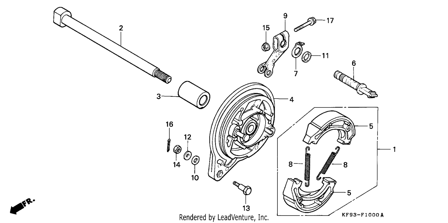 REAR BRAKE PANEL