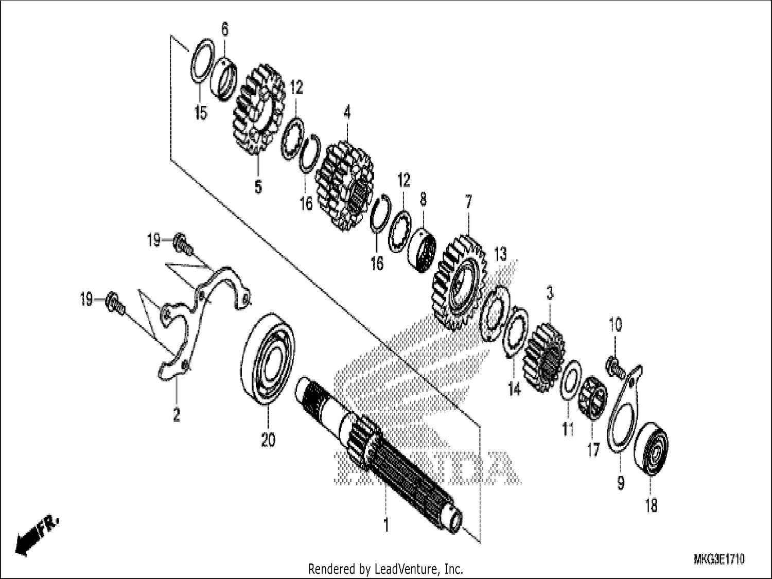  10 TRANSMISSION (MAINSHAFT)