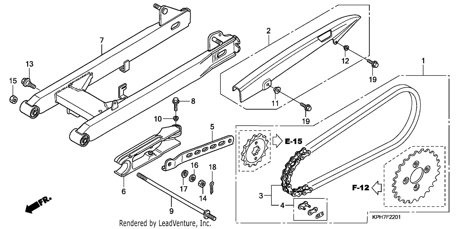 SWINGARM/CHAIN CASE (2)