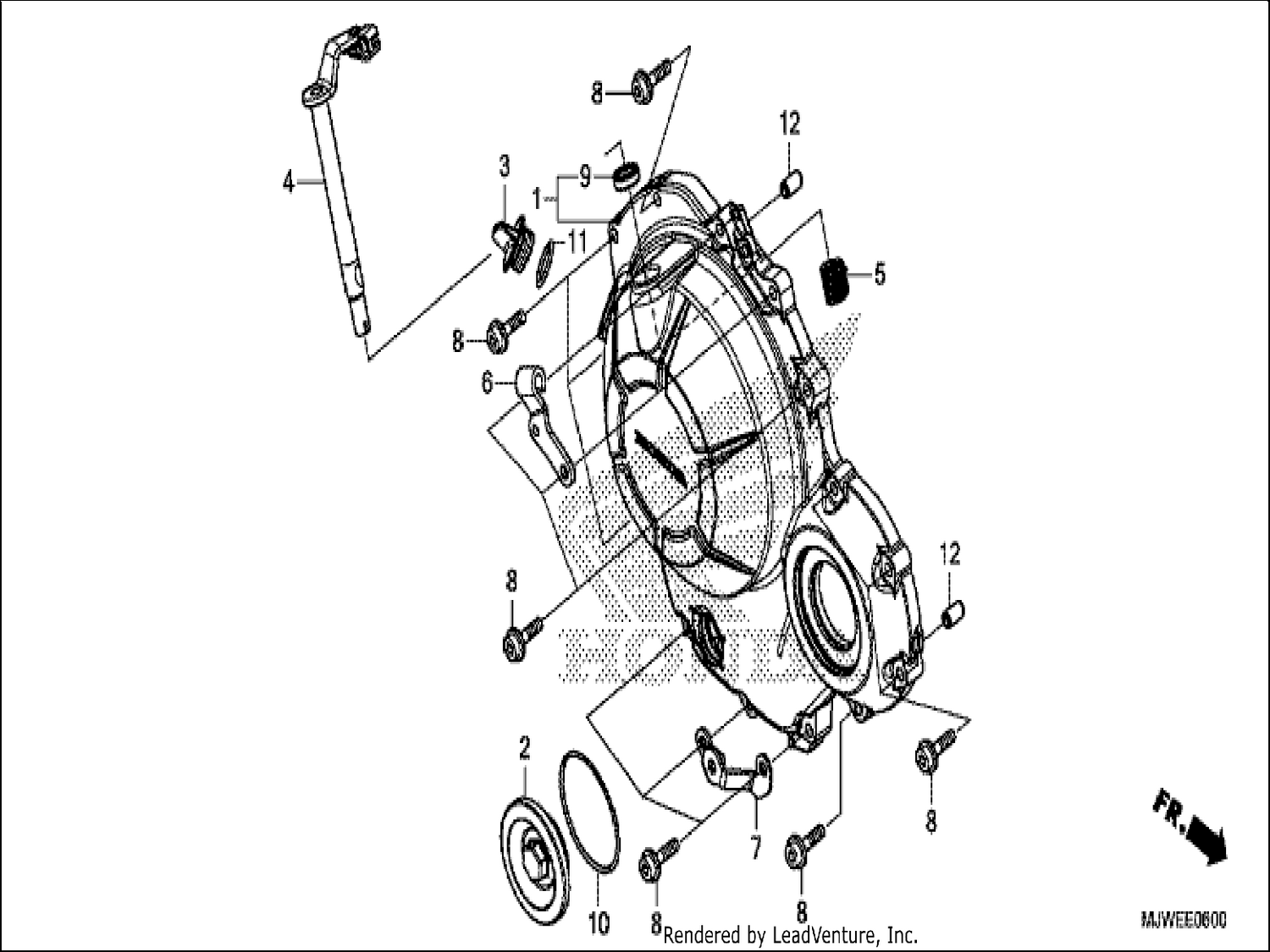  RIGHT CRANKCASE COVER