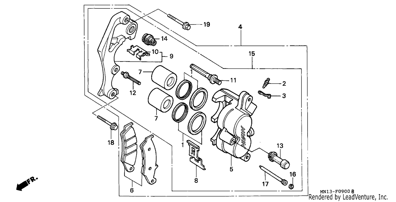 FRONT BRAKE CALIPER