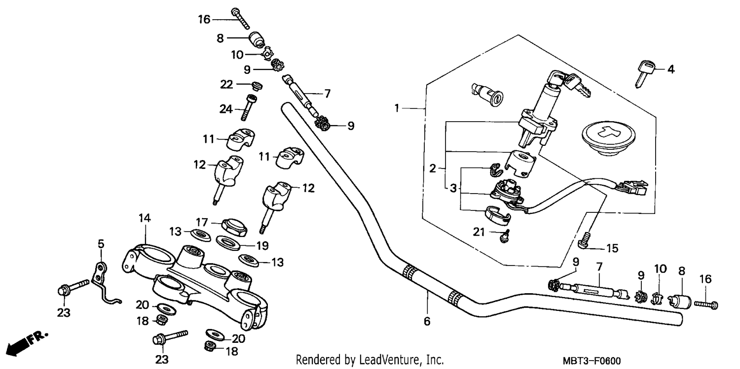 HANDLE PIPE/TOP BRIDGE